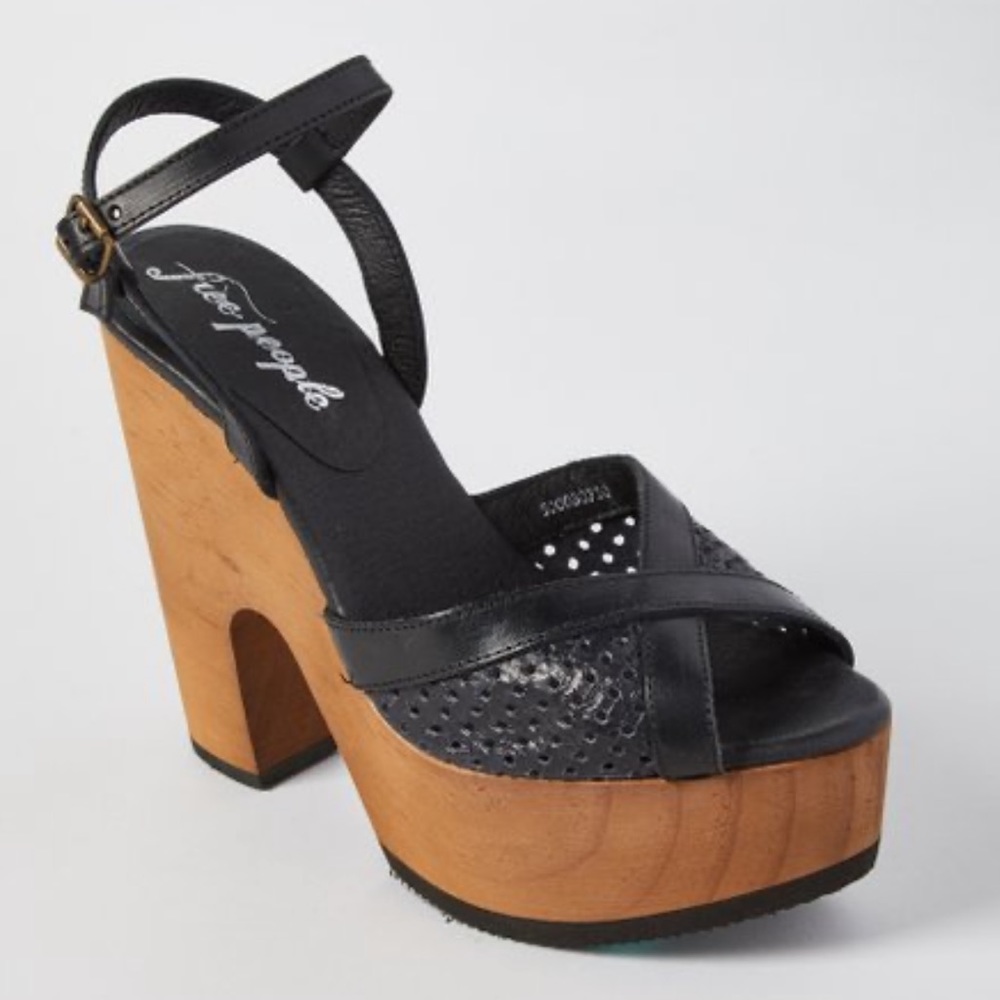 Free People Rendezvous Leather Platform Sandals - Picture 3 of 8